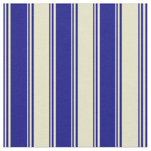Blaue und helle Goldenrod farbene Streifen Stoff