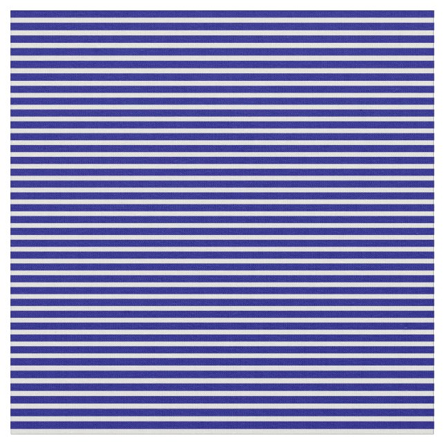 Blaue und hellgelbe Streifen/Linienmuster Stoff (Nahaufnahme)