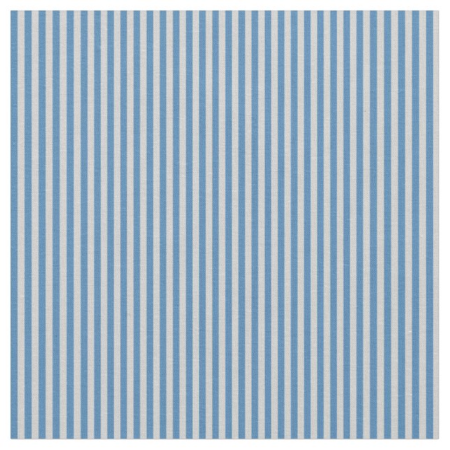 Blaue und hellgraue Streifen Stoff (Nahaufnahme)
