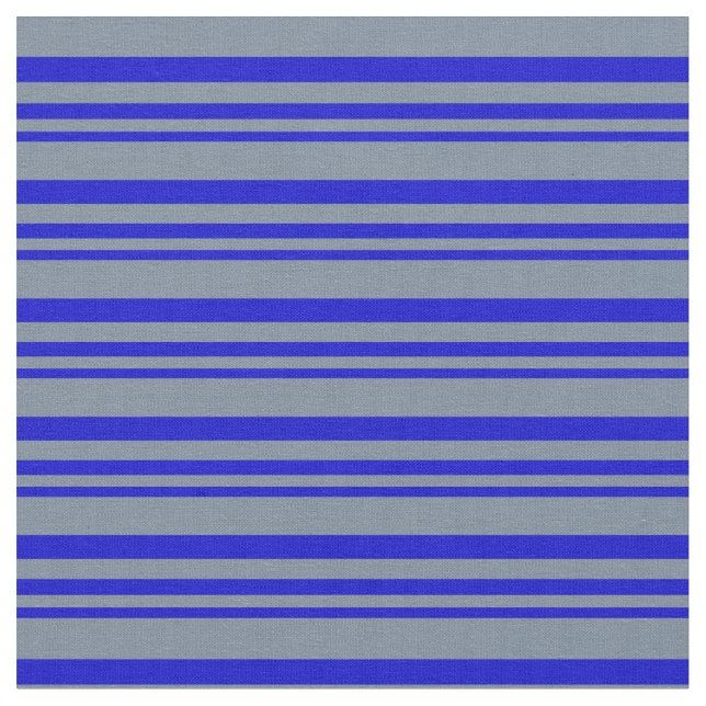 Blaue und hellgraue Streifen Stoff (Nahaufnahme)