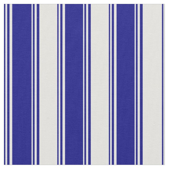 Blaue und leichte Cyan-Linien Stoff (Nahaufnahme)