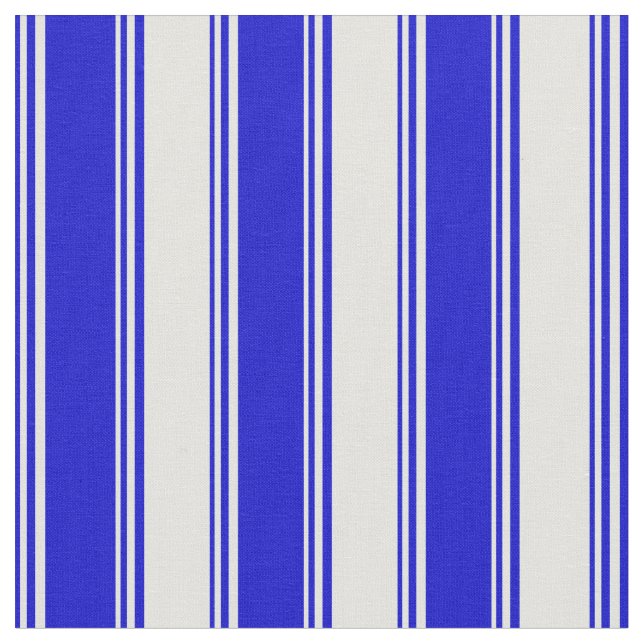 Blaue und leichte Cyan-Linien Stoff (Nahaufnahme)