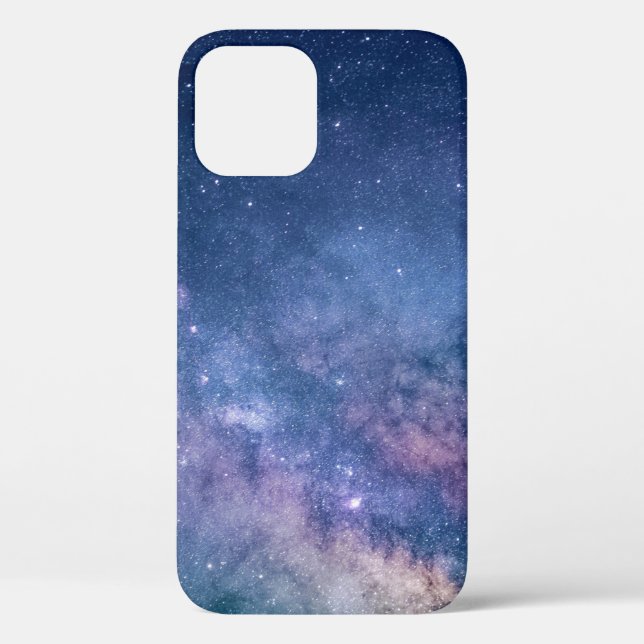 Blaue und lila Galaxie Case-Mate iPhone Hülle (Rückseite)