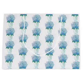 Blaue und Lila Hydrangea Große Geschenktüte