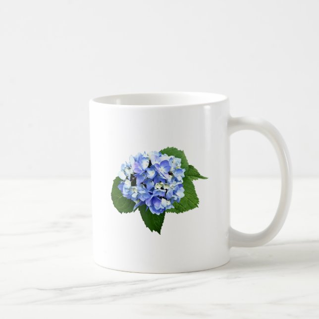 Blaue und Lila Hydrangea Tasse (Rechts)