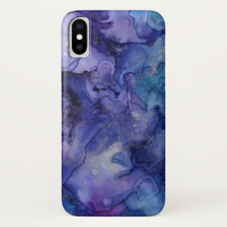 blaue und lila Telefonzelle Case-Mate iPhone Hülle