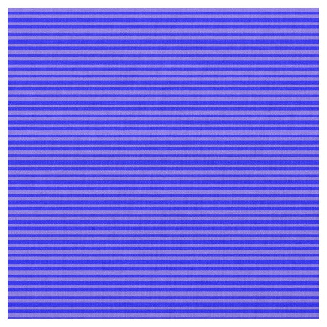 Blaue und mittelblaue Streifen Stoff (Nahaufnahme)