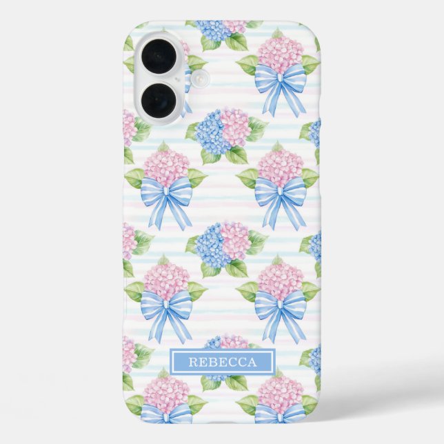 Blaue und rosa Hortensien  Case-Mate iPhone Hülle (Rückseite)