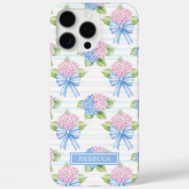 Blaue und rosa Hortensien  Case-Mate iPhone Hülle (Rückseite)