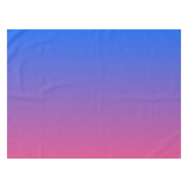 Blaue und rosa Ober Tischdecke (Vorderseite (Horizontal))