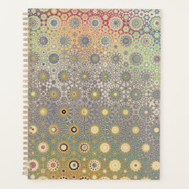 Blaue und rosa Persische Sternenplaner Planer