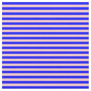 Blaue und rosa Streifen Stoff