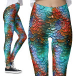 Blaue und rote Fantasiekostüme Leggings<br><div class="desc">Tauchen Sie ein in den faszinierenden Charme dieser Leggings, die Rot-, Türkis- und Blauer Schwanz-Drachenhaut oder Meerjungfrau wirken. Ideal für diejenigen, die von der Schönheit der Drachenwaage verzaubert werden. Die blühende rote, türkisfarbene und blaue Waage verleiht der Wirkung der feuchten, schwitzigen Drachenhaut. Ideal, um Ihrem Kleiderschrank eine mythische Touch hinzuzufügen,...</div>