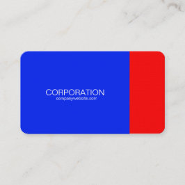 Blaue und rote noble Visitenkarte