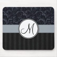 Blaue und schwarze BlumenBündel, Streifen mit