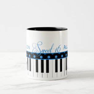 Blaue und schwarze Kaffee-Tasse des Zweifarbige Tasse