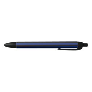 Blaue und schwarze Streifen Kugelschreiber