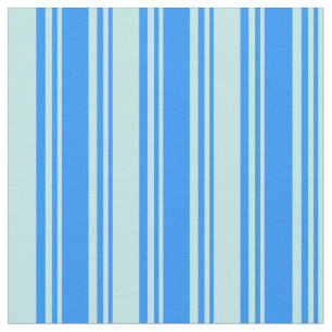 Blaue und türkisfarbene Linien Stoff