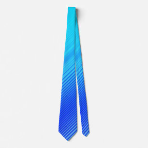 Blaue und türkisfarbene Streifen Krawatte