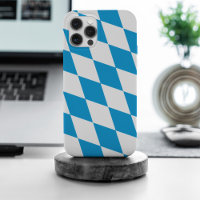 Blaue und weiße Bayern Diamantflagge
