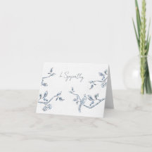 Blaue und weiße botanische Sympathie