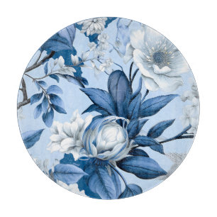 Blaue und Weiße Chinoserie-Serie Design 3 Schneidebrett