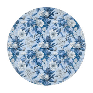 Blaue und Weiße Chinoserie-Serie Design 3 Schneidebrett