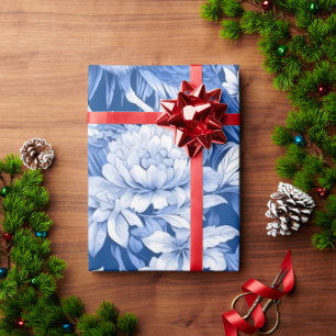 Blaue und Weiße Chinoserie-Serie Design 8 Geschenkpapier