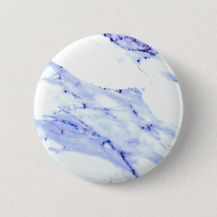 Blaue und weiße Marmorplatte Button