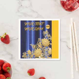 Blaue und Weiße Serviette ,, ,Blaue Weiße Serviett
