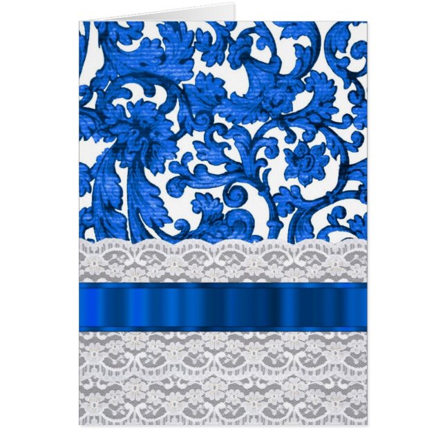 Blaue und weiße Spitze (Vorne)