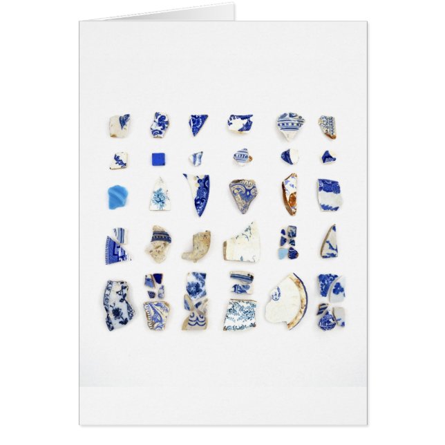 Blaue und weiße Strand-China (Vorne)