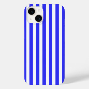 Blaue und weiße Streifen Case-Mate iPhone 14 Hülle