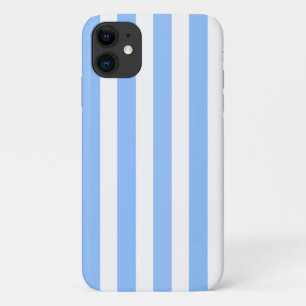 Blaue und weiße Streifen Case-Mate iPhone Hülle