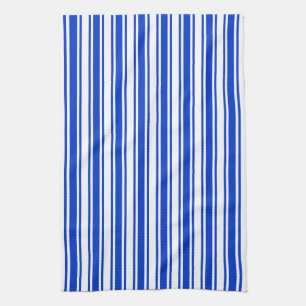 Blaue und weiße Streifen Geschirrtuch