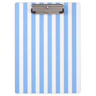 Blaue und weiße Streifen Klemmbrett