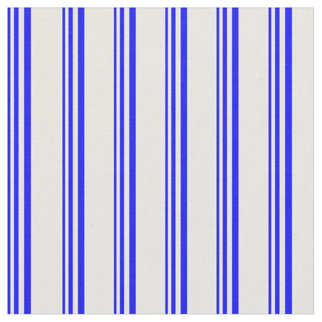 Blaue und weiße Streifen Stoff (Nahaufnahme)