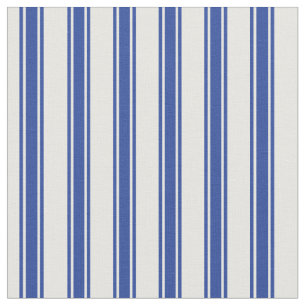 Blaue und weiße Streifen Stoff