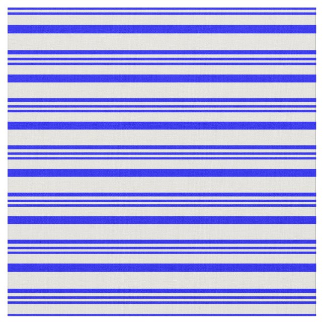 Blaue und weiße Streifen Stoff (Nahaufnahme)