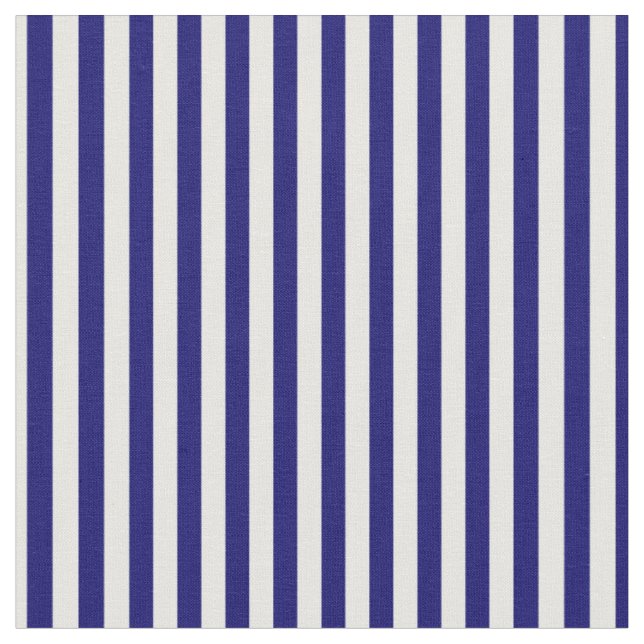 Blaue und weiße Streifen Stoff (Nahaufnahme)