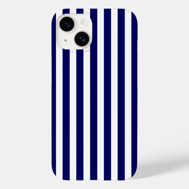Blaue und weiße Süßigkeiten Case-Mate iPhone Hülle (Rückseite)