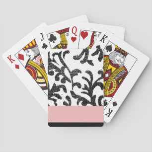 Blaue und weiße tropische Palmen Spielkarten