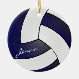 Blaue und weiße Volleyball-🏐  DIREKT Keramikornament