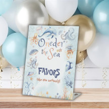 Blaue Under the Sea Geburtstagsgeschenke 1. Geburt