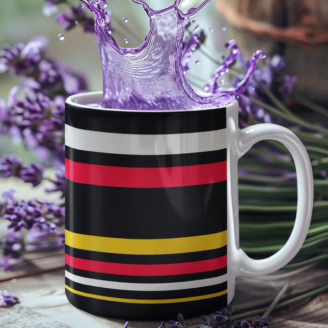 Blaue Uniform Streifen Kaffeetasse (mugs and cups)