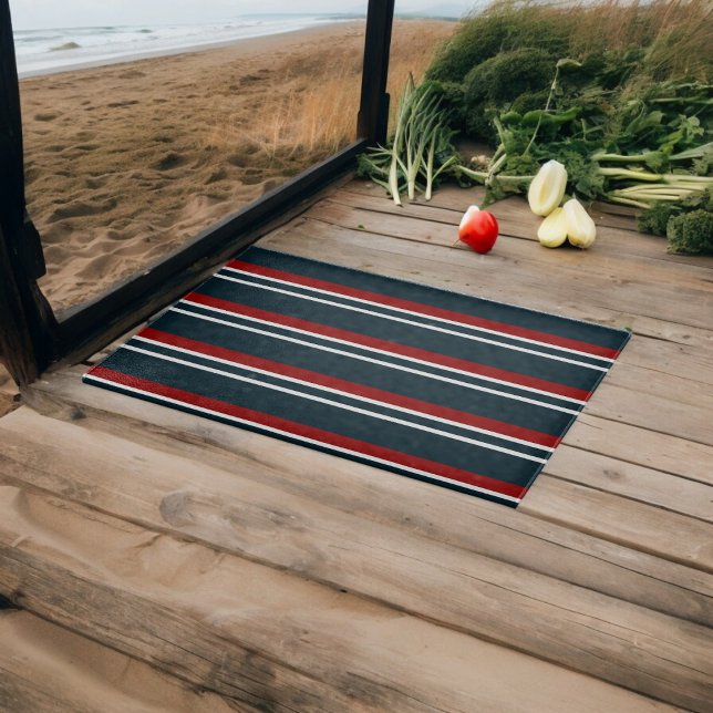 Blaue Uniform Streifen Schneidebrett (Chopping Board)