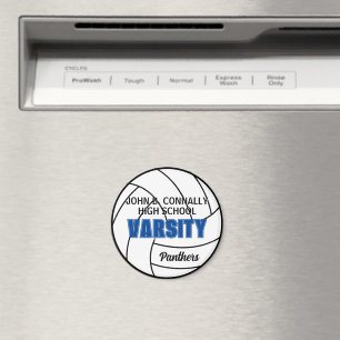 Blaue Universitäts-Volleyball-Mannschaft der Hochs Magnet
