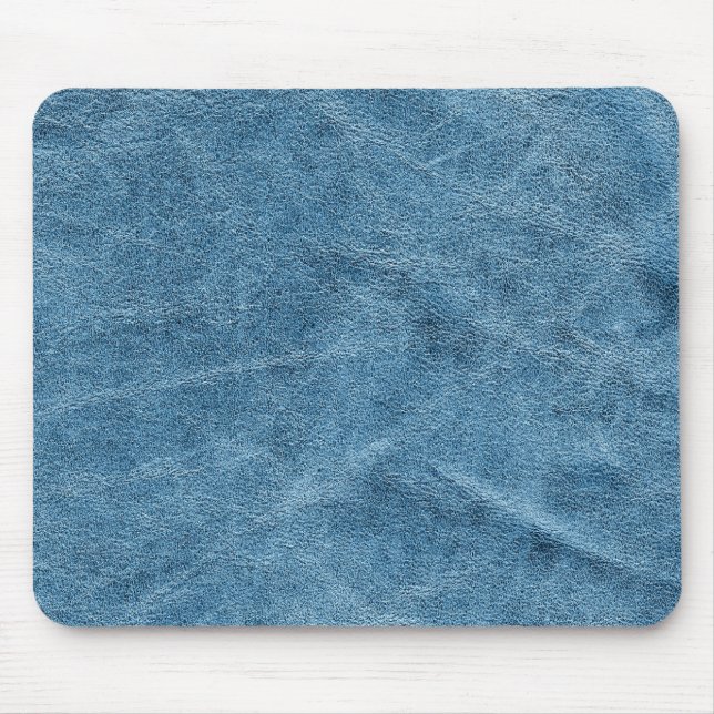 Blaue Velourslederbeschaffenheit Mousepad (Vorne)