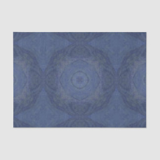 Blaue Vintage-Kreise Seidenpapier