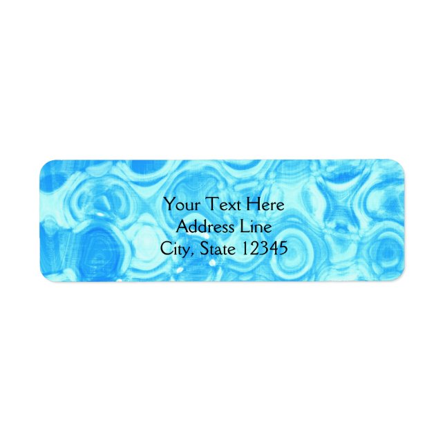 Blaue Vintage Retro-Glamour-Mode-Circle Art (Vorne)